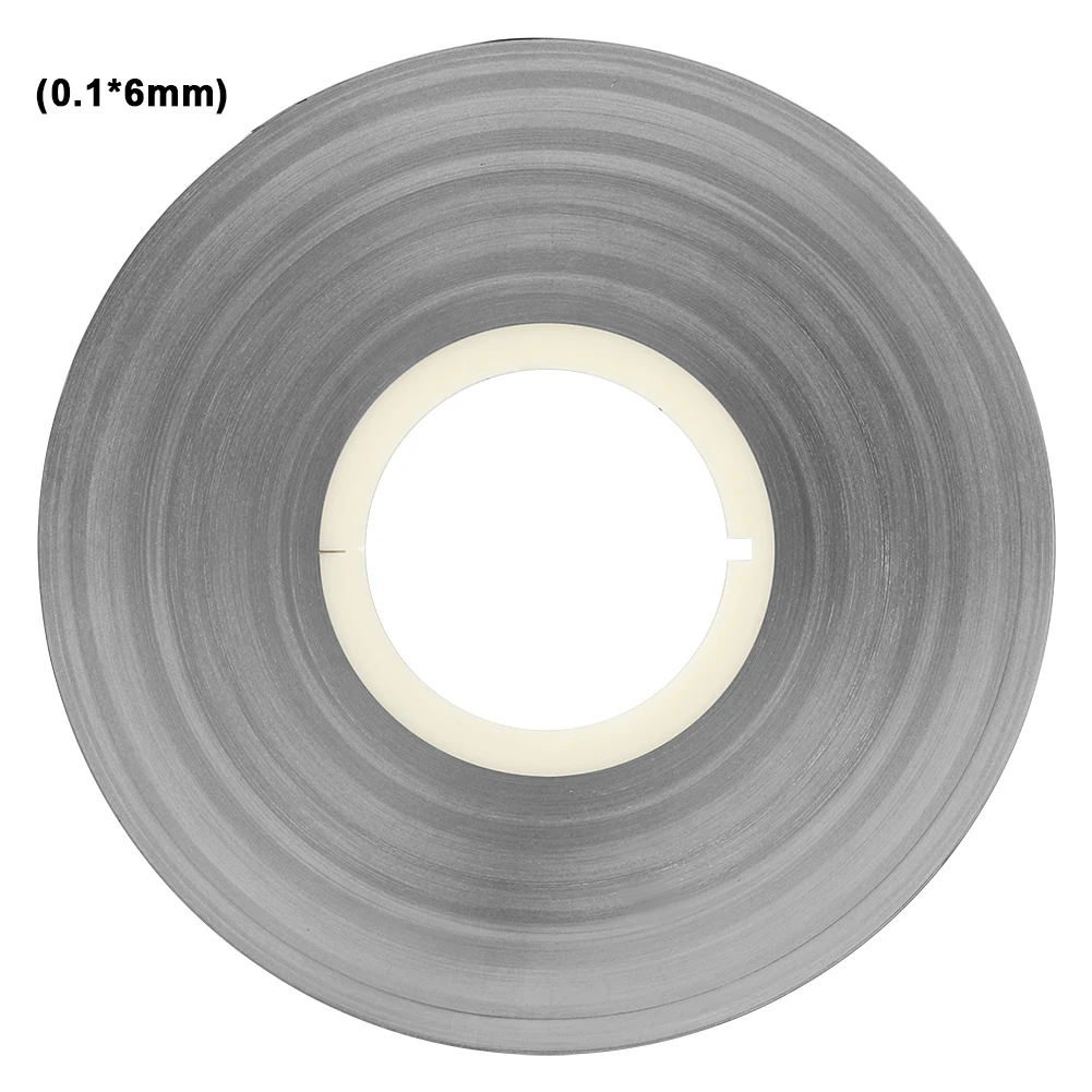 0.1mm Nickel Steel Nickel Plated Strip Tape Battery Spot Welding Tape 1KG (0.1 * 6mm) Nickel