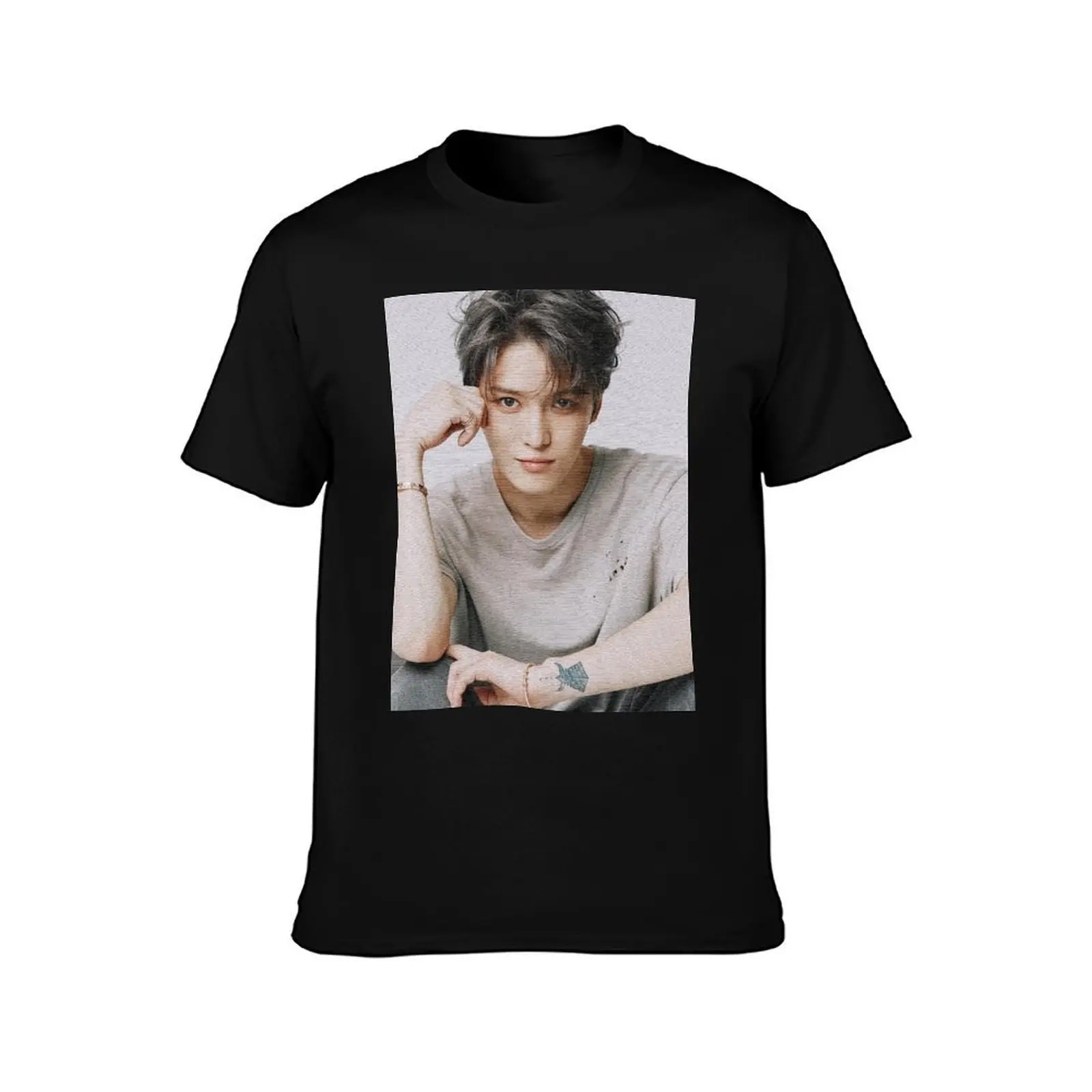 Фото Футболка Kim Jae Joong, легкая футболка с принтом №2