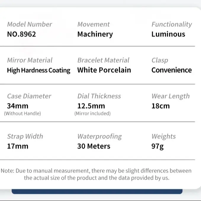 JSDUN 8962 Элегантные женские часы роскошные керамические с бриллиантами и полой