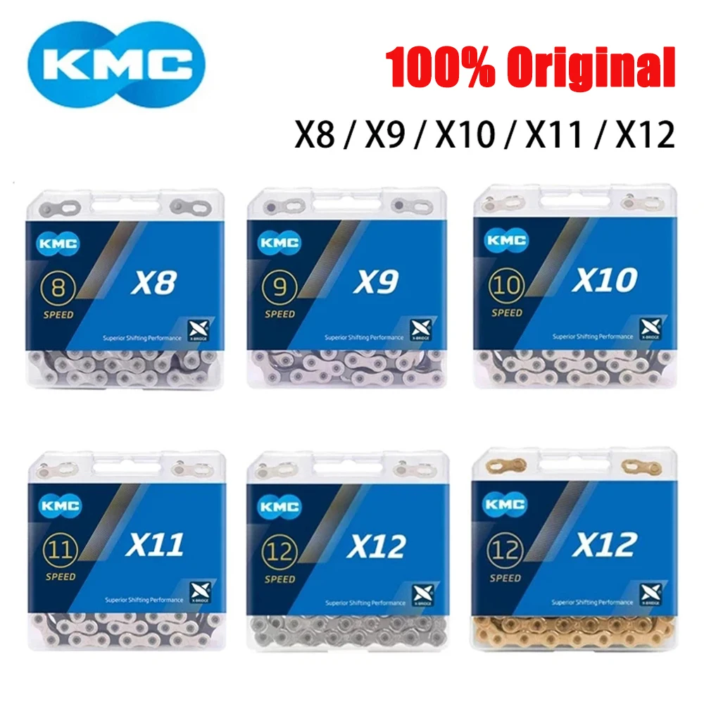 

KMC Bike Chain X8 X9 X10 X11 X12 MTB/Road 8v 9v 10v 11v 12v Speed MTB Chain Bike Crankset For Shimano SRAM Parts