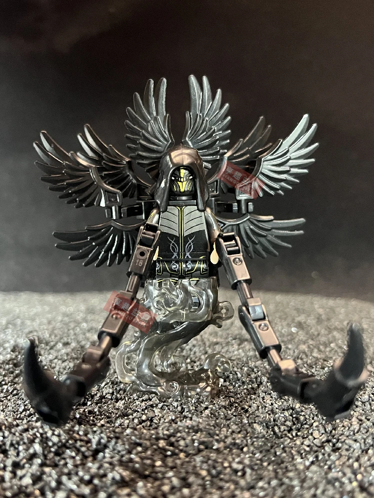 Фото MOC Daemon 4,5 см фильм мультфильм героическая мини-фигурка кукла строительные блоки персонажи аниме модель игрушки подарки фехтовальщик №1
