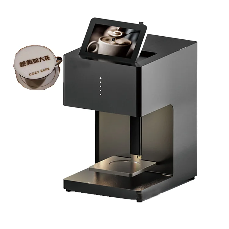 Фото Принтер для кофе и тортов Evebot Selfie Art Latte 3D: струйный принтер для креативной домашней выпечки и кофейного искусства №1