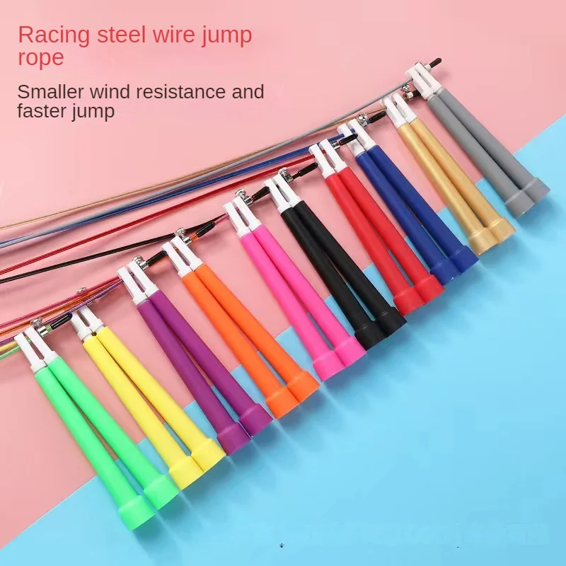 

3m High Speed Aerobic Steel Wire Skipping Rope Aluminum Handle Steel Wire Jump Rope Ball Bearing Skipping Rope Steel Wire