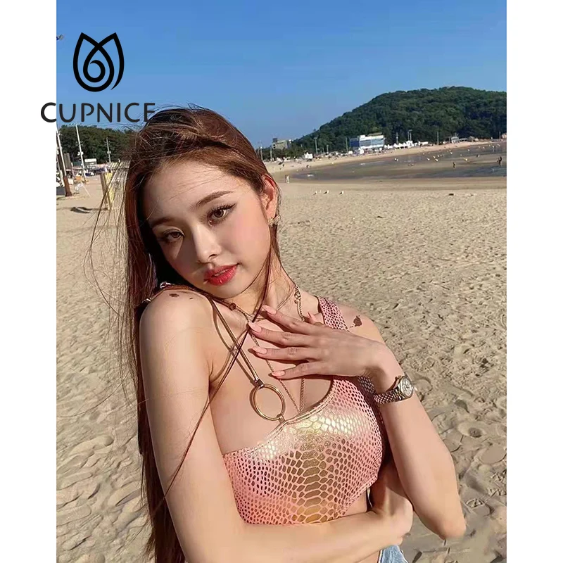 CPUNICE Корея сексуальная песня Zhiya питон узор цельный бандаж бикини купальник для