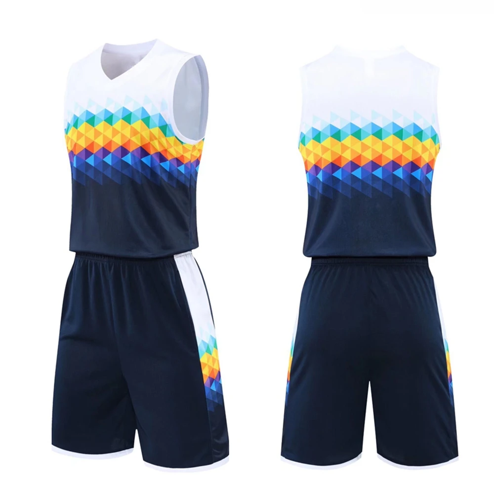 Men's and Women's Uniforms Youth Summer New 2023 Basketball Jerseys Quick-Dry Breathable Training Sports Suit College Uniform