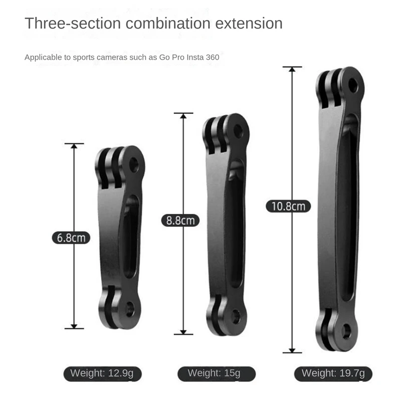 Удлинительный кронштейн из алюминиевого сплава для Gopro11/10