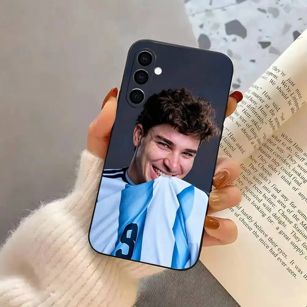 Фото Чехол для телефона Box Killer Julian Alvarez-z из черного мягкого силикона для Samsung Galaxy A71 A72 A73 A51 и других смежающих моделей №5