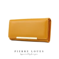 leather luxury wallet for women many departments women wallets unisex card holder purse female purses long clutch bag