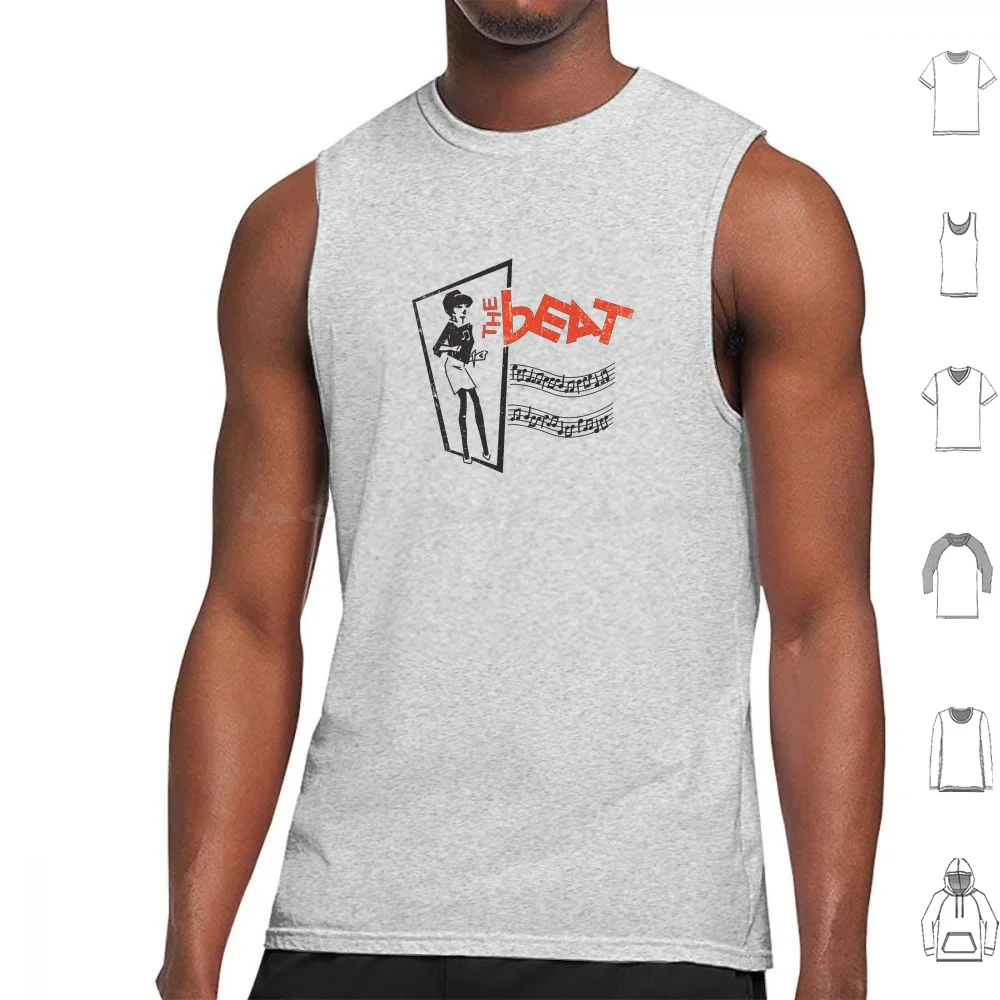 

The Beat Music Dj Tank Tops Vest Sleeveless The Beat Beat English Ska Two Tone Music Record Band