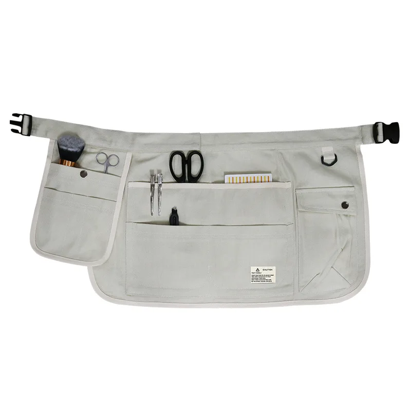 

2022 Fashion Multi-pocket Adjustable Apron For Men And Women Beauty Storage Horticulture Foreign Trade Hairdresser Work Apron