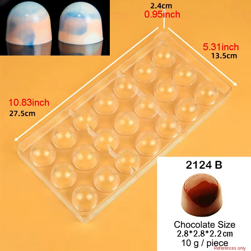 

Форма для конфет ALICAKE 3D из поликарбоната