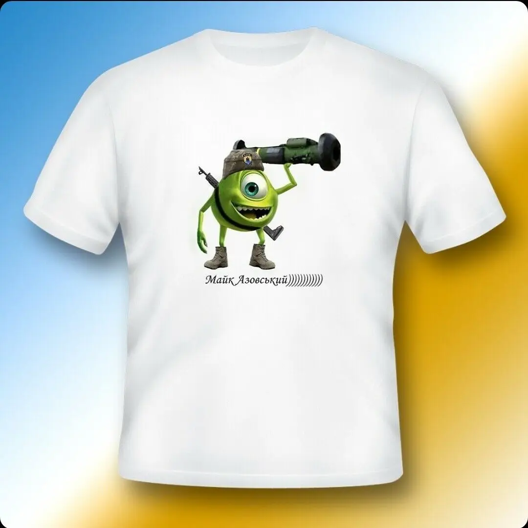 

Cool Ukraine Soldiers We Are From Ukraine Funny Cartoon Tee Men's 100% Cotton Casual T-shirts Loose Top Size S-3XL