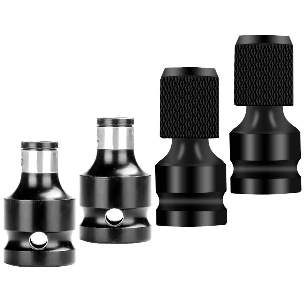 4 шт. бит-адаптер Ударная дрель гнездо от 1/2 дюйма до 1/4 для квадратных бит