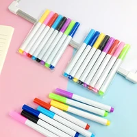 8pcsset watercolor painting marker pen new whiteboard pen erasable childrens painting markers for office school supplies