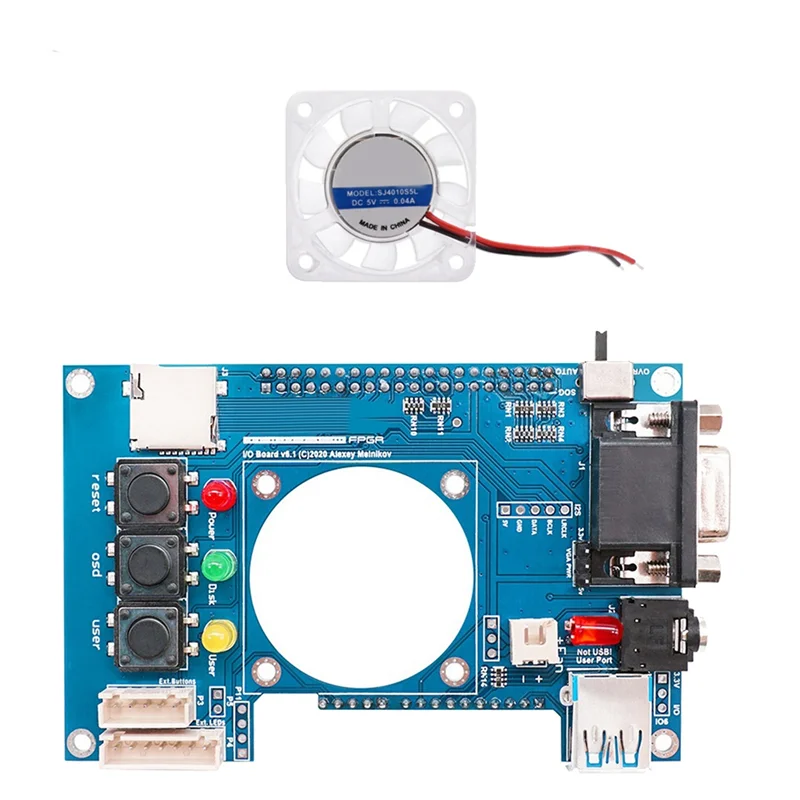 BNGF-для Mister FPGA IO Аналоговая плата V6.1 + вентилятор для Terasic DE10-Nano Board |