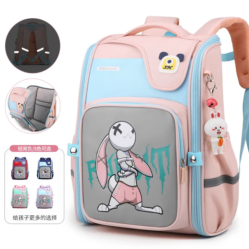 Водонепроницаемые школьные ранцы для мальчиков и девочек, детские рюкзаки для начальной школы, ортопедические рюкзаки