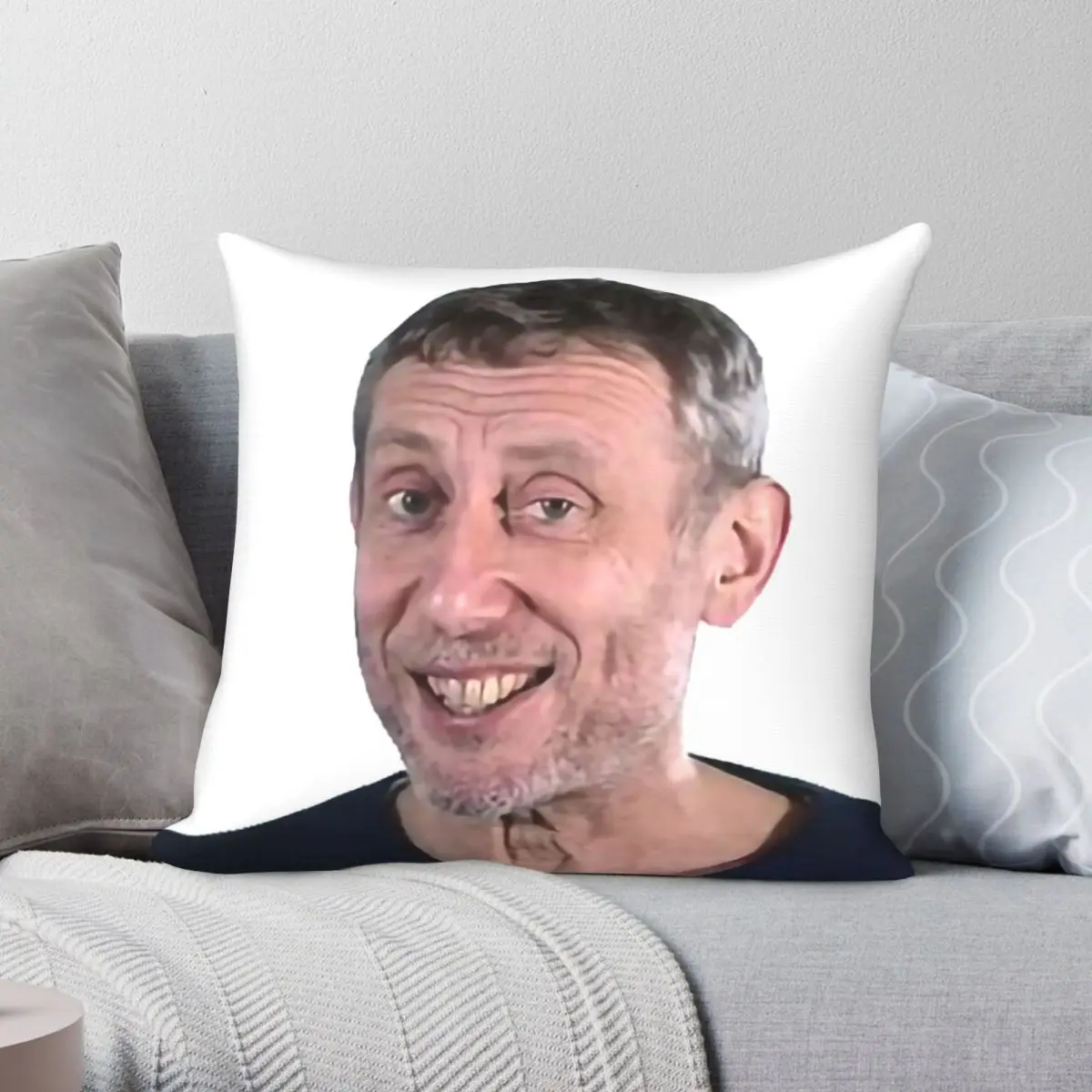 

Квадратный чехол для подушки Майкл росен, полиэстеровый льняной бархатный чехол с принтом на молнии, декоративный чехол для подушки, чехол ...