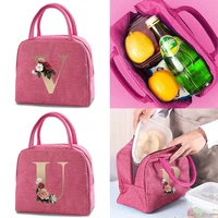 lunch handbag portable lunch cooler box for women kids men work school lunch picnic dinner food thermal insulated canvas bags