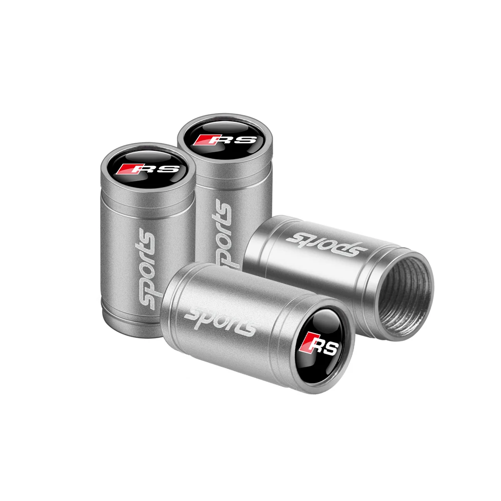 

4 шт. 3D алюминиевые автомобильные колеса, воздушный клапан, пылезащитные колпачки для Audi Sline A1 A2 A3 A4 A4L A5 A6 A7 A8 A8L TT Q1 Q2 Q3 Q4 Q5 Q6 Q7 Q8 B2