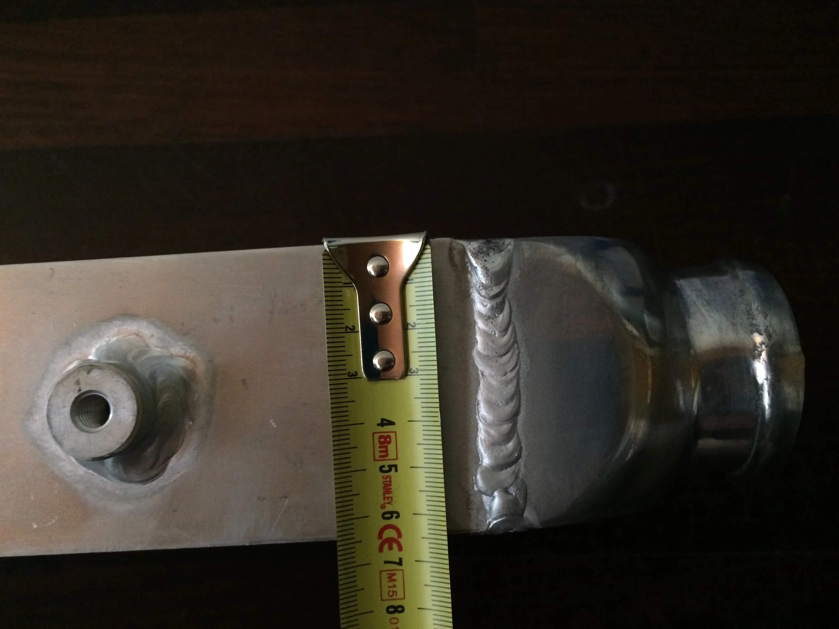 Универсальный передний алюминиевый интеркулер 590*205*69 мм вход/выход 56 высокий