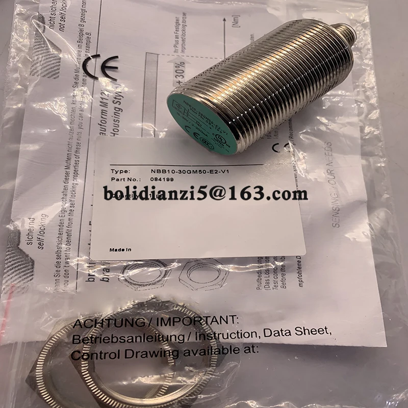 Новый датчик приближения NBB15-30GM50-E2-V1-M NBB15-30GM50-EO-V1 NBB10-30GM50-WS-V12 NBB10-30GM50-WO-V12 В наличии