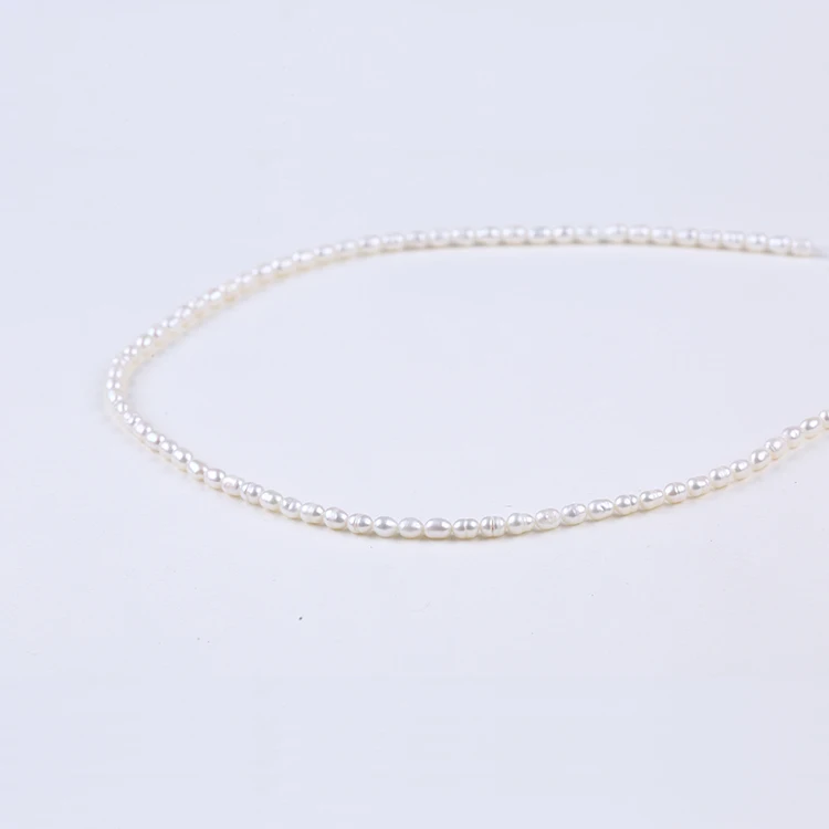 Лучшая цена 4-5 мм пресноводный натуральный жемчуг в форме белого риса распродажа