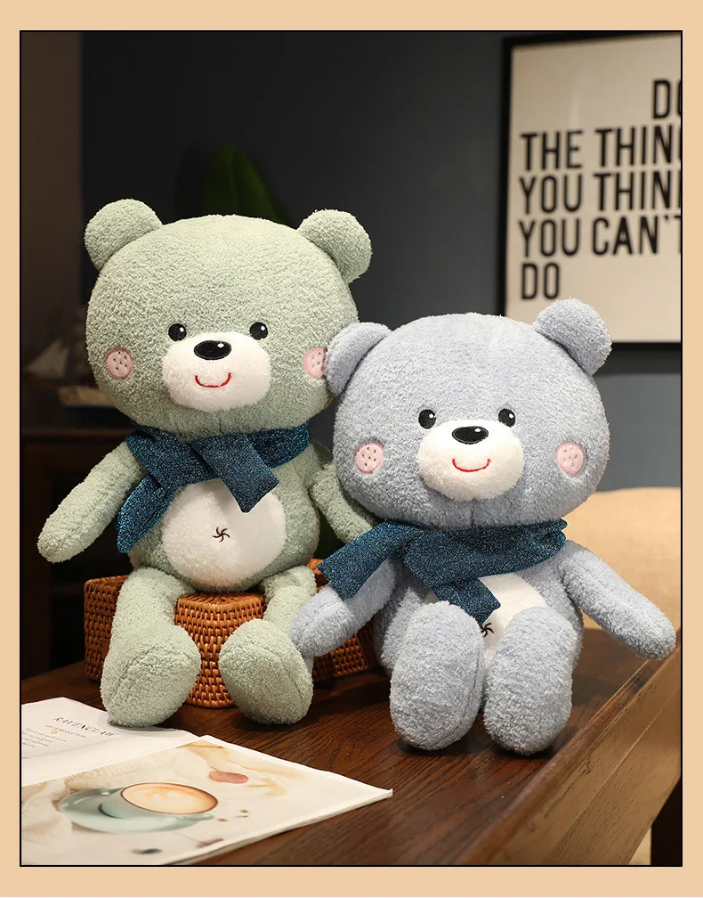 

2022 милая кукла-медведь/Искусственная плюшевая игрушка/украшения/Детская кукла/подарок на день рождения девочки