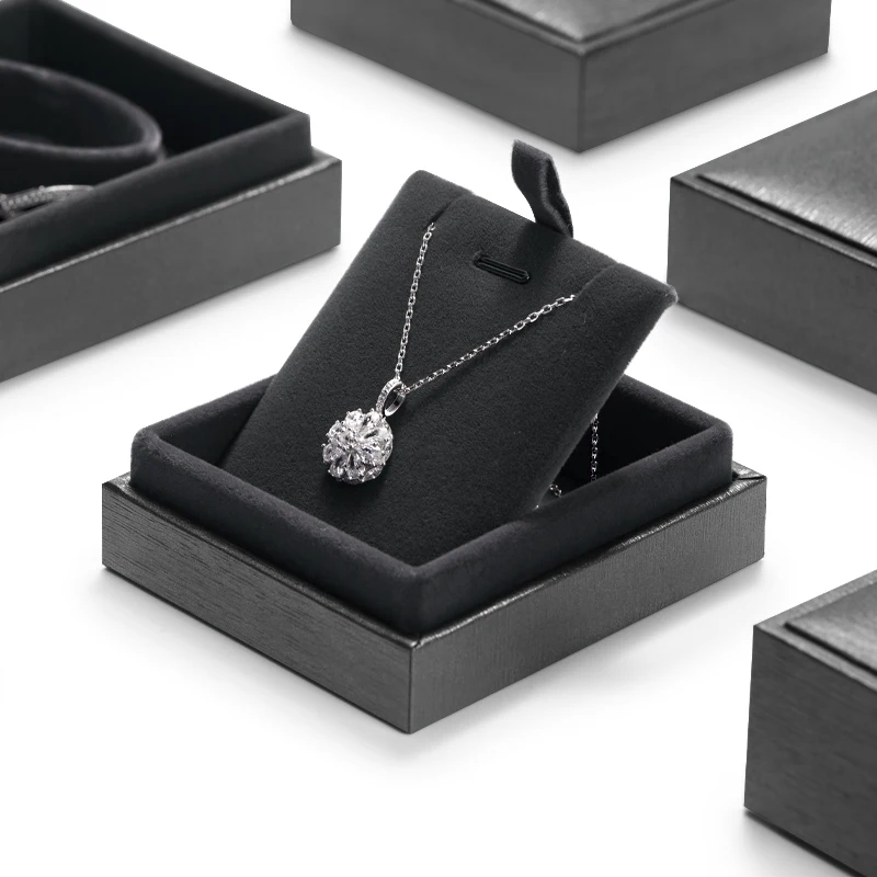 Oirlv Jewelry Gift Box For Jewelry Display Box For Rings Grey Gold Top And Bottom Cover Diamond Jewelry Storage Box Organizer