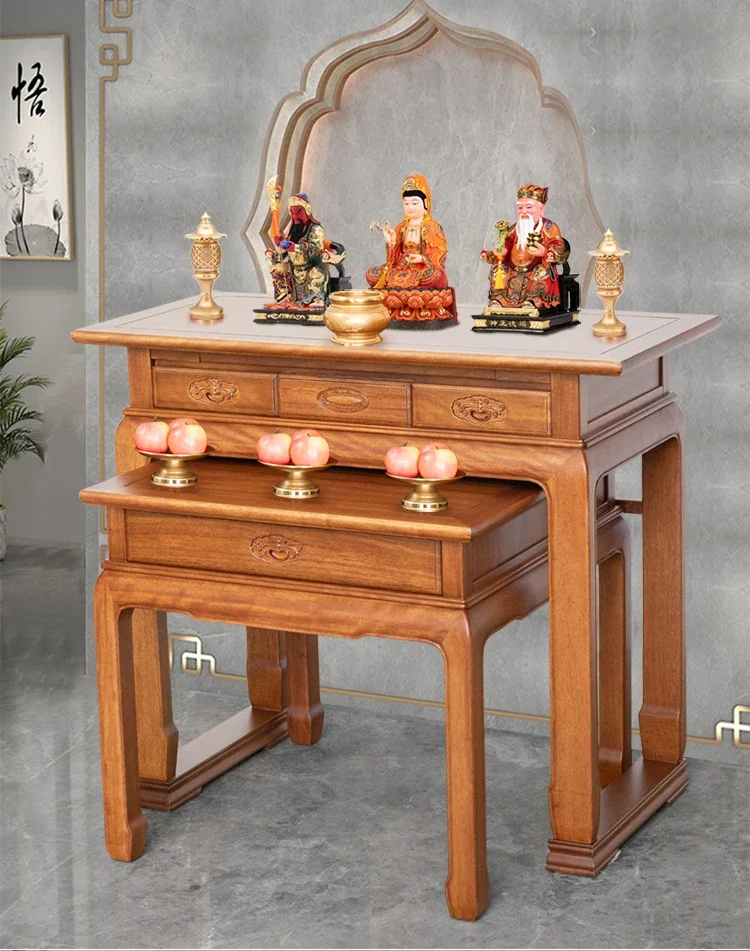 Fotai небольшой стол для новей из цельного дерева благовоний домашняя фея семейная