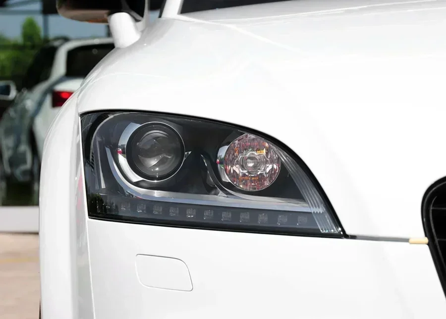 Для Audi TT TTS RS 2008-2014 автомобильные аксессуары крышка объектива фар прозрачный