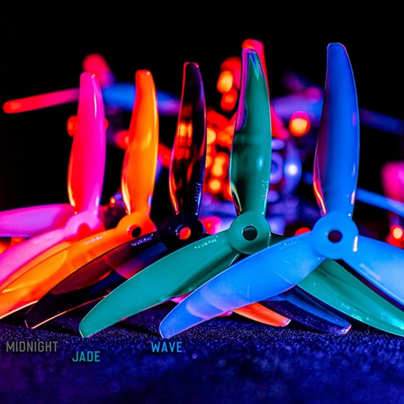 ABGZ-24PCS 51466 V2 FPV Propeller 5 дюймов 3 Лопасти Drones для RC Racing Drone
