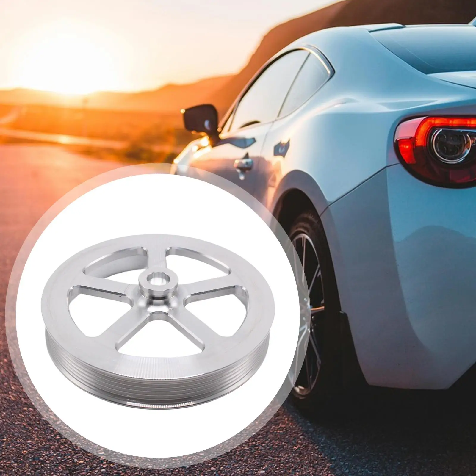 

Серебристый шкив насоса ГУР из алюминиевого сплава, автомобильный аксессуар для Camaro Firebird V8 LS1 1998-2002, замена