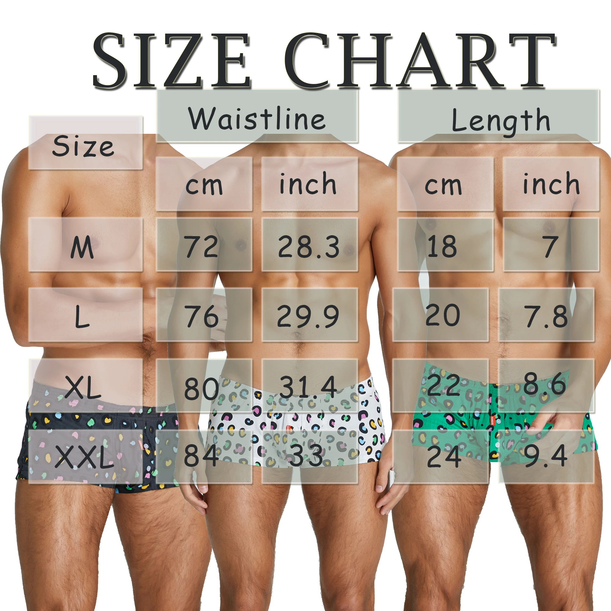 FYXLJJ Cotton Boxers Printed Men's Underwear Boxer Shorts Arrow Panties Mens Casual Homewear Sleep Bottoms Underpants Men Pajama