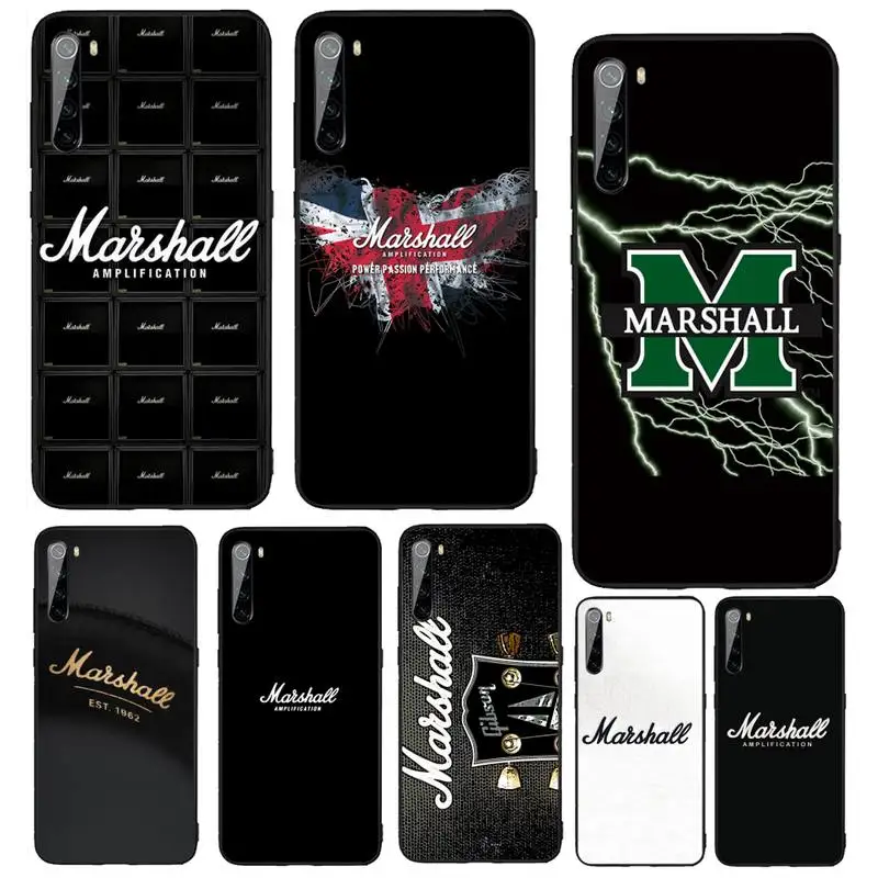 

Guitar Amp Marshalls Phone Case For Xiaomi Redmi 10 10x Note 9 9T 9A 9S 7 8 9se 7a 8a 8t Pro Max K20 30 Pro Funda