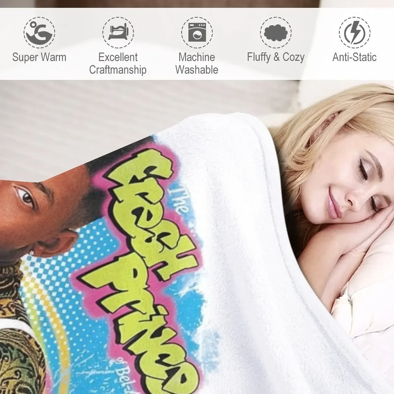 Свежий принц белого цвета подарок для фаната Подарочная футболка женщин детей