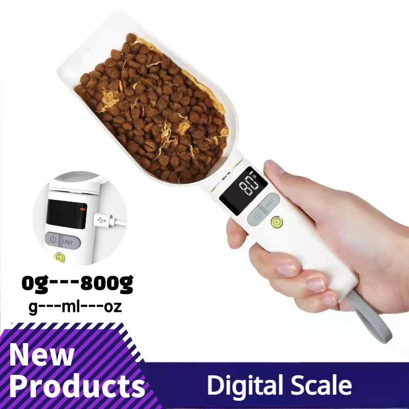 Lcd Electronic Spoon Digital Scale Scale Electronic Cooking Food Dry Dog Foodweight Measuring Spoon 800g 0.1g Weighing Tool