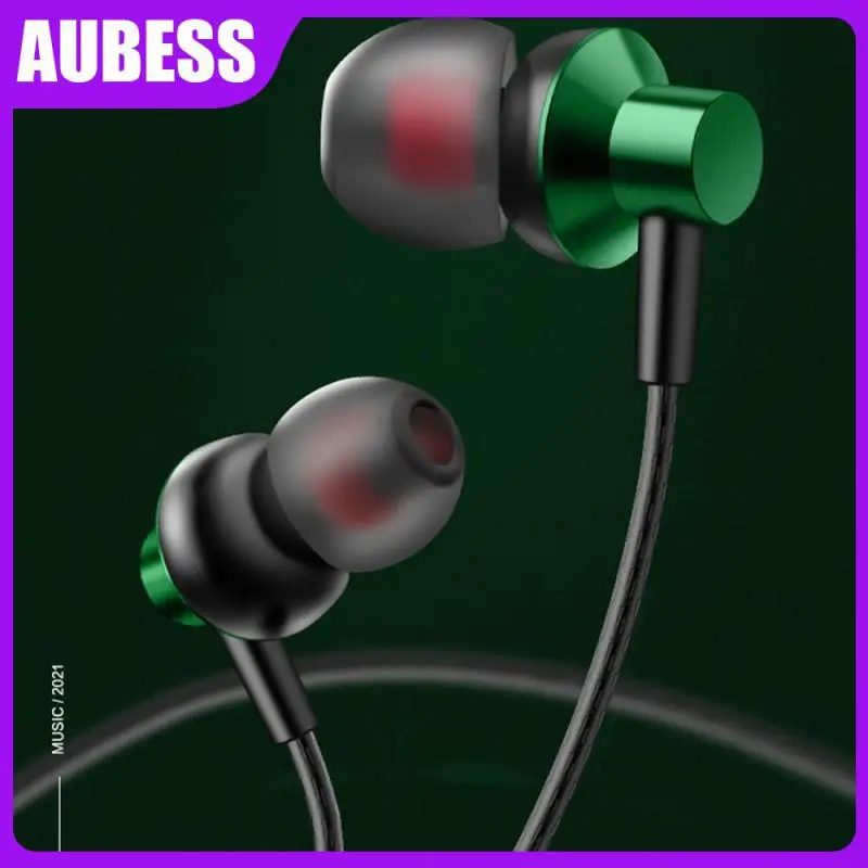 

3.5mm With Mic Earbuds In-ear Earpiece Wired Earphone For Android New High Quality Sport Earphones Upgrade Version Stereo Metal