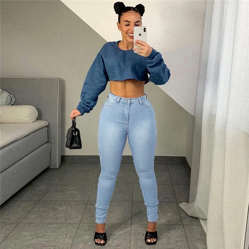 

Женские рваные джинсы с завышенной талией, Сексуальные Обтягивающие Брюки-карандаш из денима на шнуровке, летняя уличная одежда, женские дж...