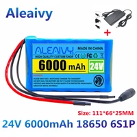 24v 6ah 25 2v 6s1p 18650 li ion battery pack lithium batteries for electric motor bicycle ebike sccooter toys drill with bms