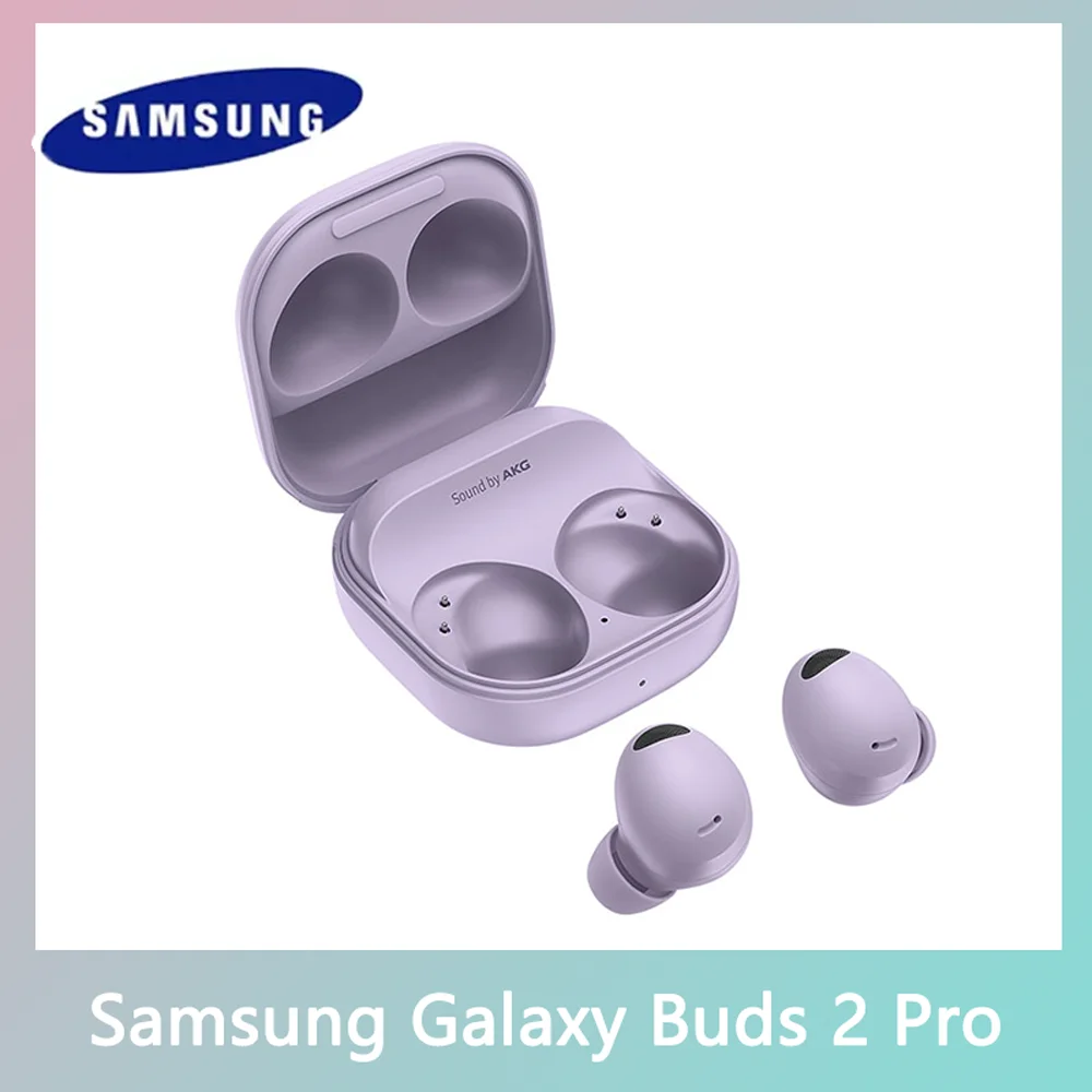 

Оригинальные беспроводные Bluetooth-наушники SAMSUNG Galaxy Buds 2 Pro, шумоподавляющая гарнитура, Hi-Fi наушники IPX7 Buds2Pro