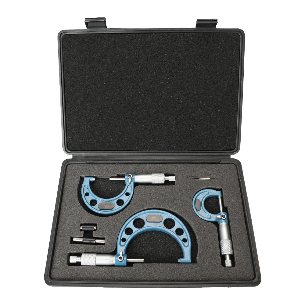 

External Micrometer Screw Micrometer Three Piece High Precision Micrometer Mechanical Workshop Tools Free Shipping