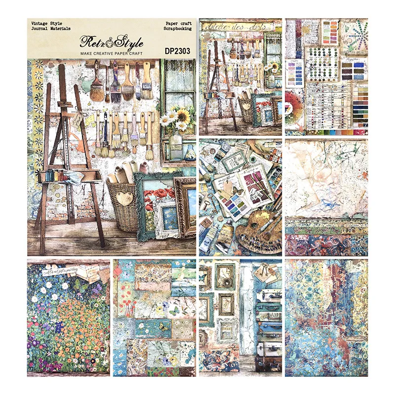 8 листов, бумажная подложка размера А5 для рисования на мольберте