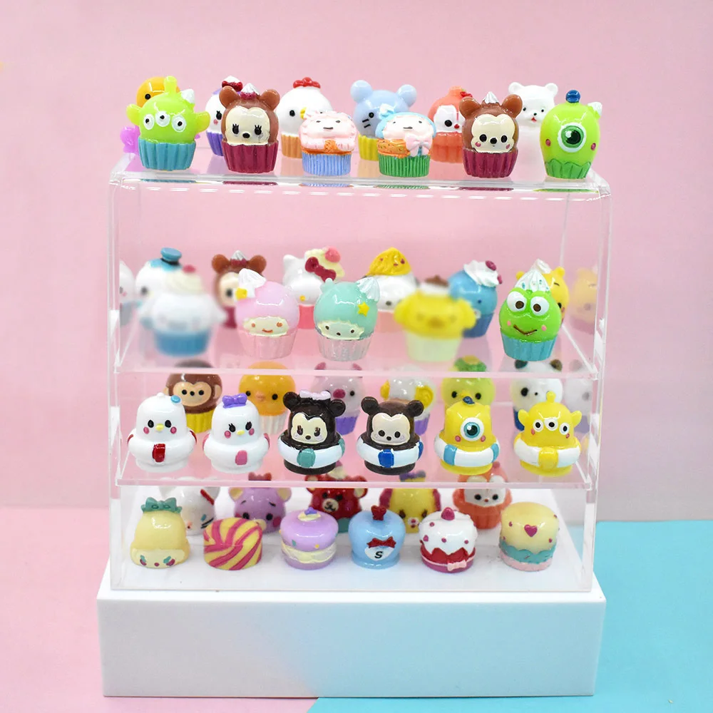 

10pcs Resin Mini Dolls Kawaii Scrapbooking Material Flatback Charms Cabochon Accessories Miniature Embellishments Diy Party Item