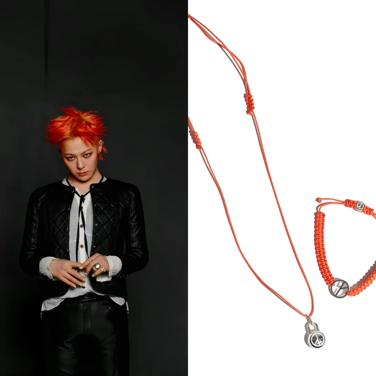 Корейский браслет Superstar G-DRAGON COUP DɾTAT Idol GD PMO Ожерелье с оригинальным логотипом