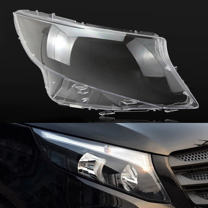 

Headlight Glass Head Light Lamp Transparent Lampshade Lamp Shell Cover For Mercedes-Benz Vito V-CLASS