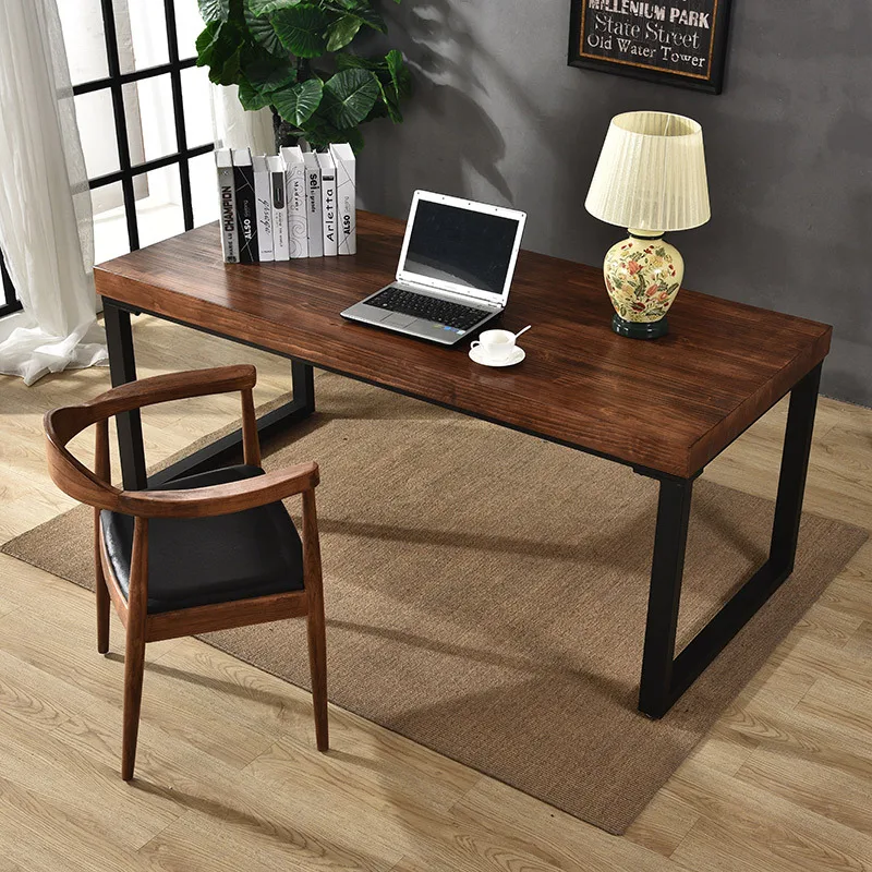 

Nordic Solid Wood Computer Desk Simple Modern Home Desk Desktop Simple