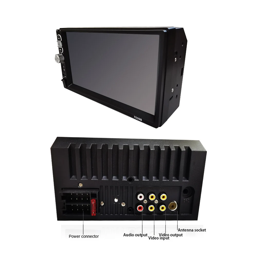 Автомагнитола 2 Din с сенсорным экраном 7 дюймов мультимедийный плеер поддержкой