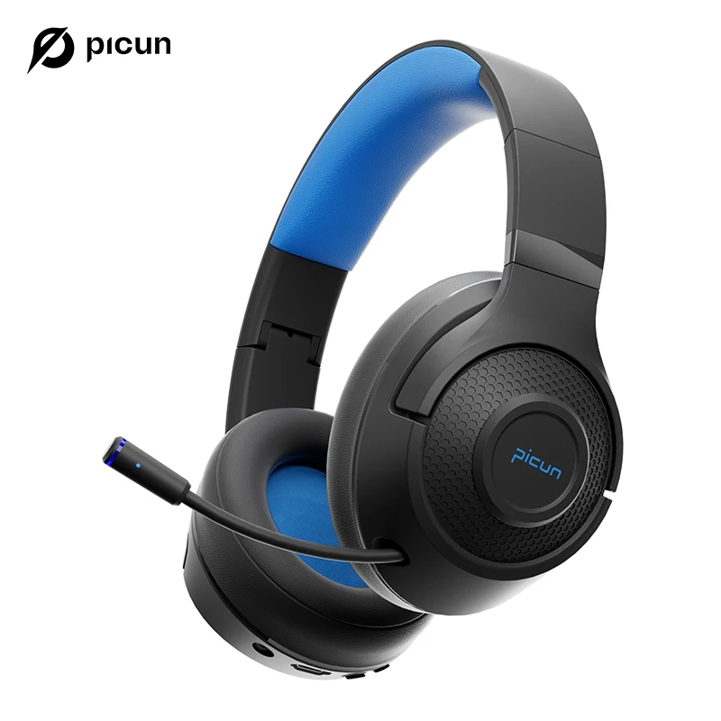 Фото Picun BG 01 Игровые беспроводные наушники с микрофоном, наушники-вкладыши 0,045 с, низкая задержка, Bluetooth 5,3, 40 мм, драйвер, беспроводной кабель, гарнитура №1