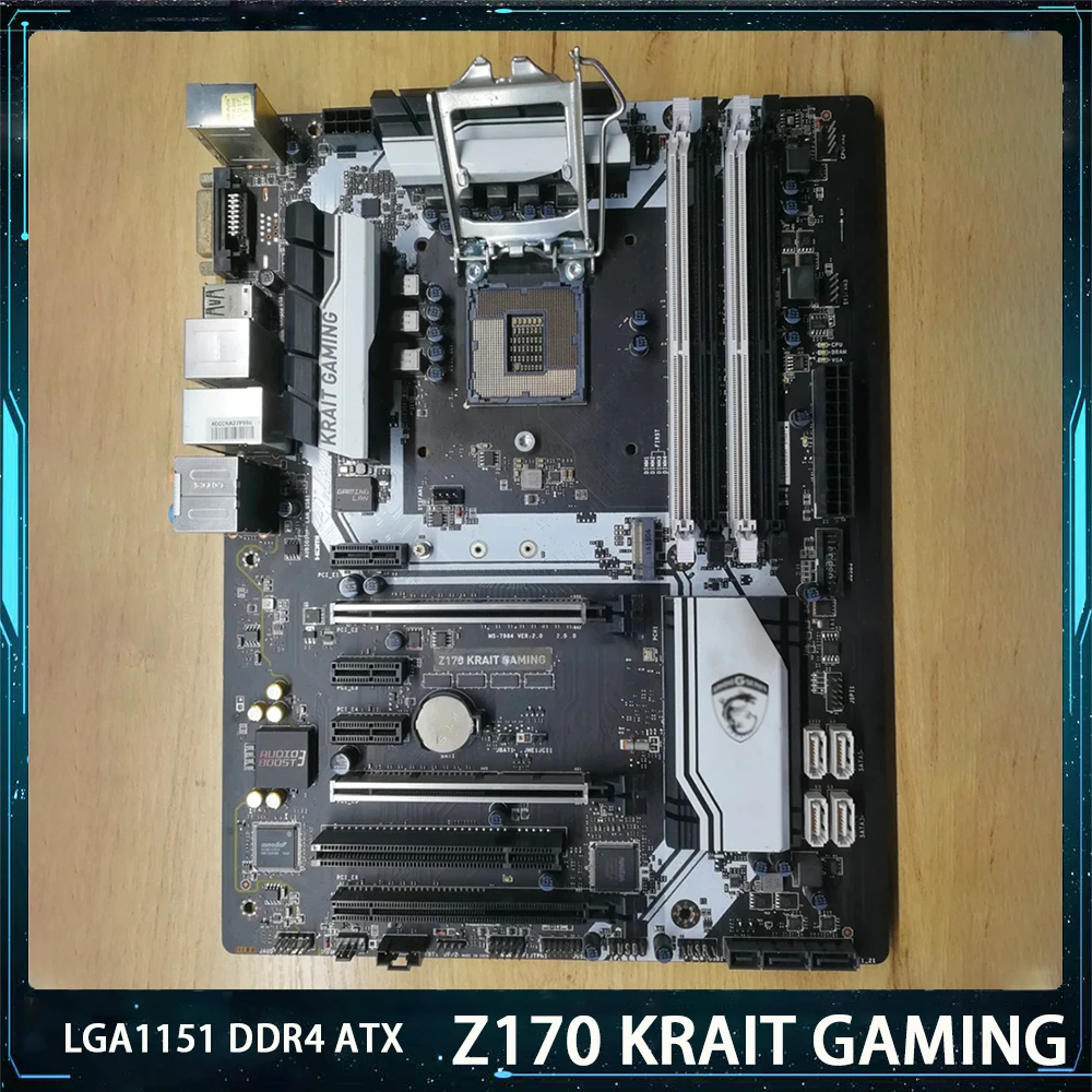 

Z170 KRAIT GAMING For Msi LGA1151 DDR4 64G M.2Slot SATA3*6 USB3.1Gen1 ATX Desktop Motherboard High Quality Fast Ship Tested