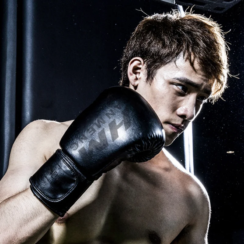 Kick Boxing Gloves for Men Women PU Karate Muay Thai Guantes De Boxeo Free Fight MMA Sanda Training Adults Kids Equipment